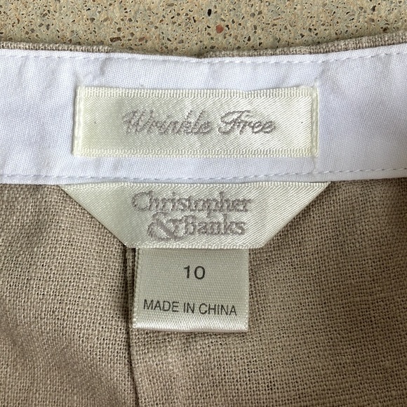 Christopher & Banks Wrinkle Free Linen Blend Coastal Grandma Maxi Skirt, 10 - Picture 5 of 10